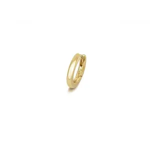 9ct Gold Cartilage Earring Solid Round Tube Long Post ES2003P