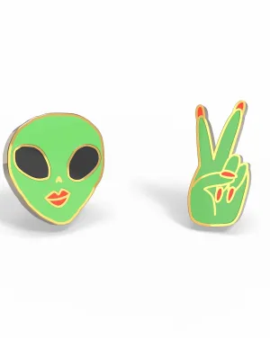 Alien Earrings