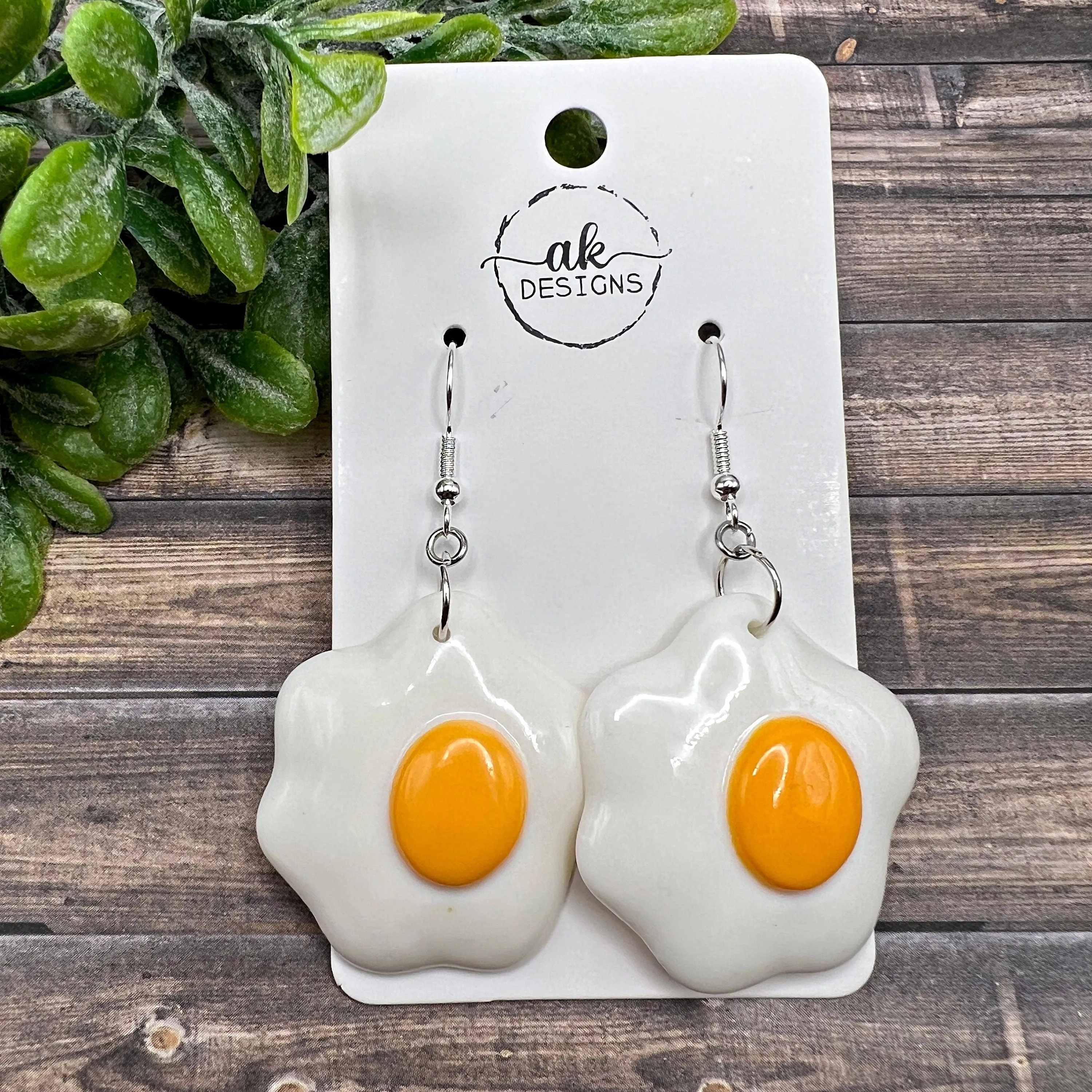 Bold Fried Egg Earrings