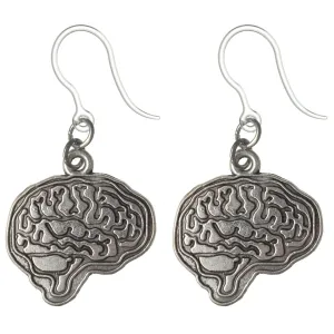 Brain Dangles Hypoallergenic Earrings for Sensitive Ears Made with Plastic Posts