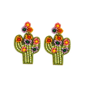 Cactus In Bloom Earrings