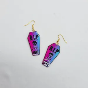 Coffin Earrings