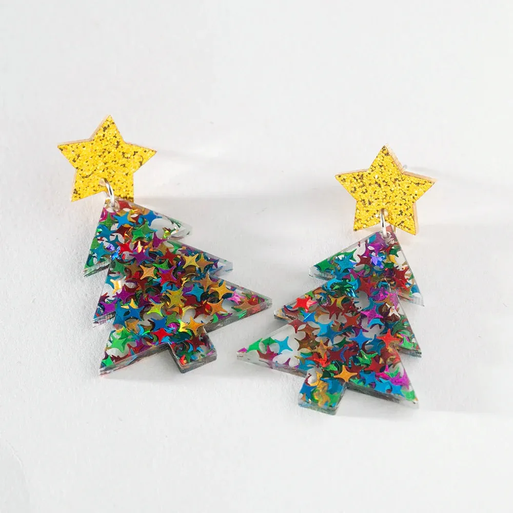 Greenwood Christmas Tree Earring 2