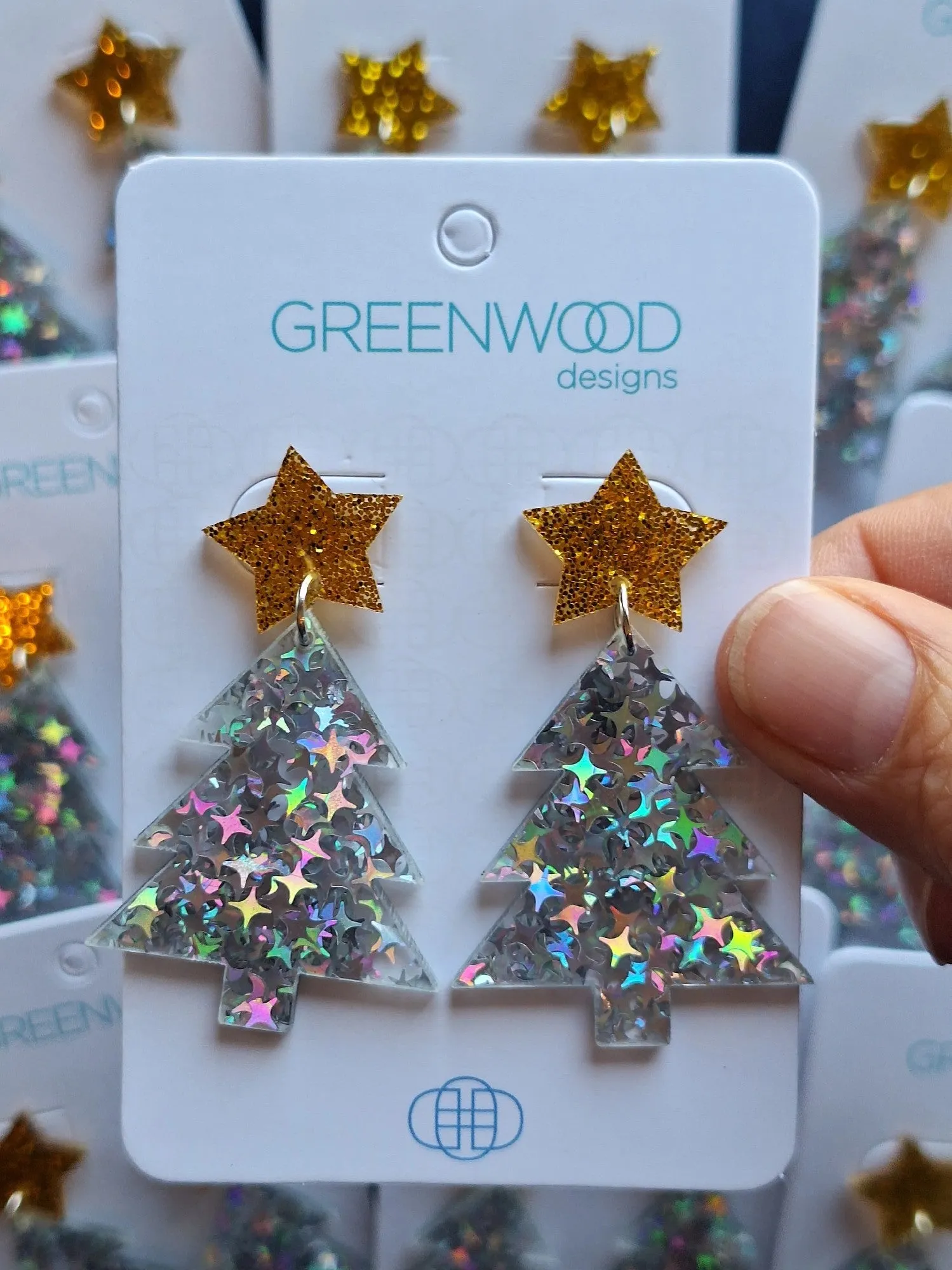 Greenwood Christmas Tree Earring