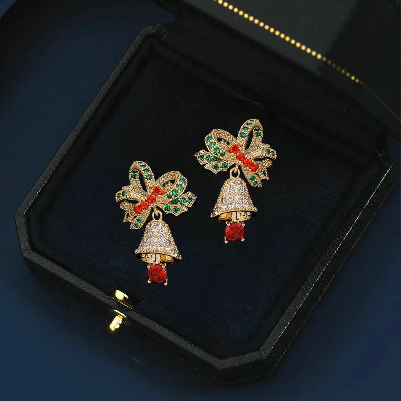 Jingle Bells Christmas Bell Earrings