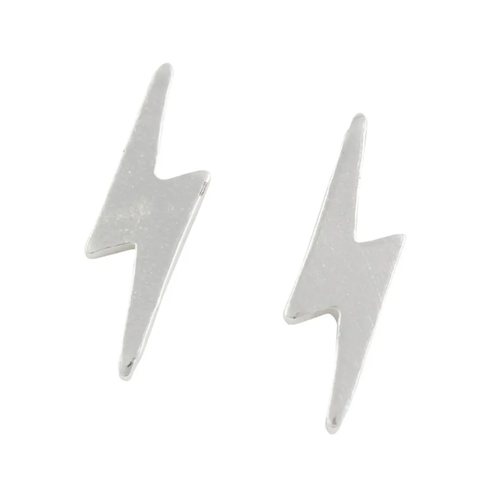 Lightning Bolts Post Earrings