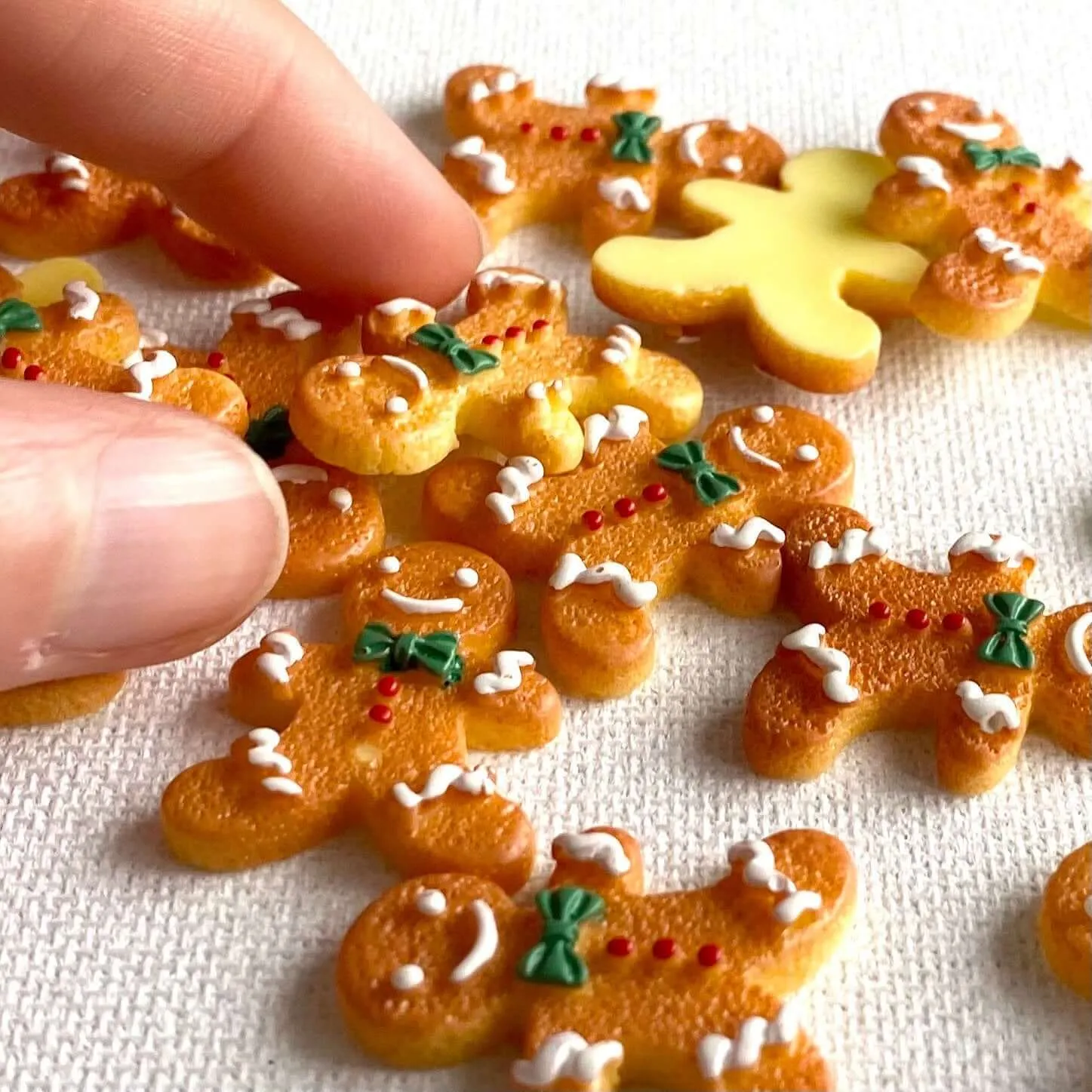 Miniature Gingerbread man decoration