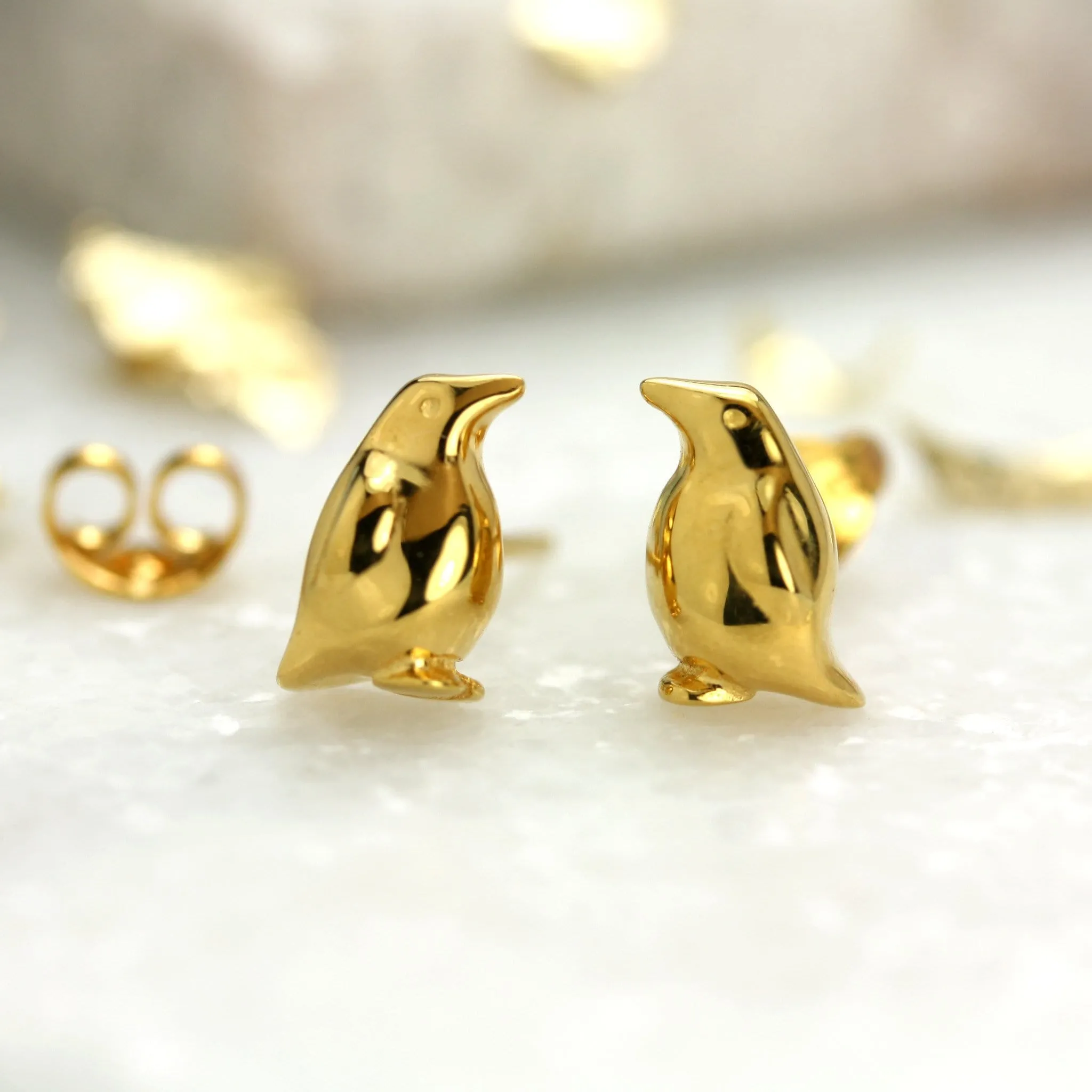 Penguin Stud Earrings