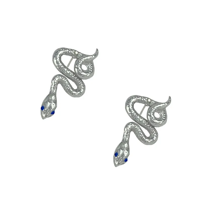 SAPPHIRE SNAKE EARRINGS   BANGLE SET (reg. $360) - ONE AVAILABLE