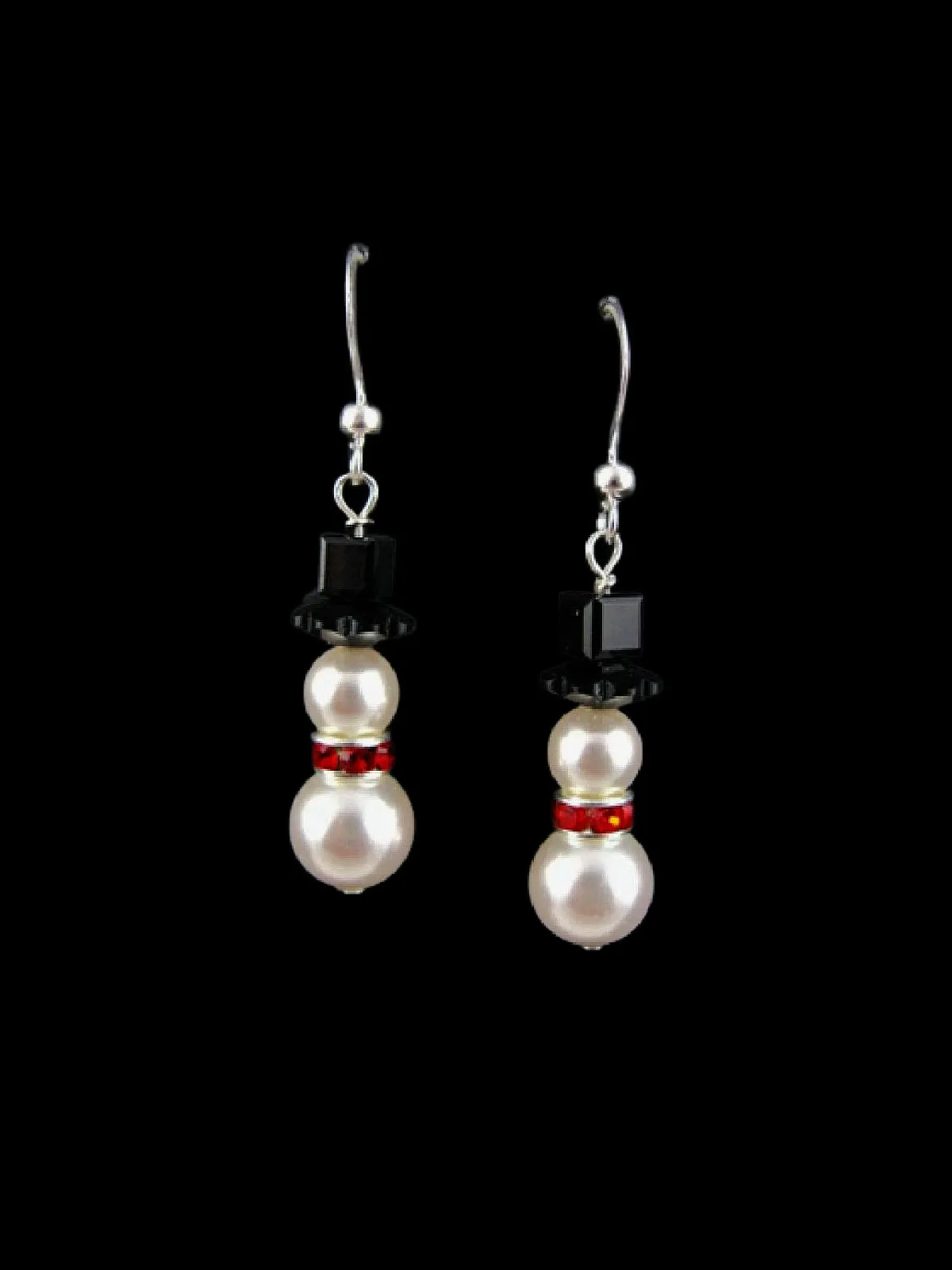 Snowman Beaded Dangles