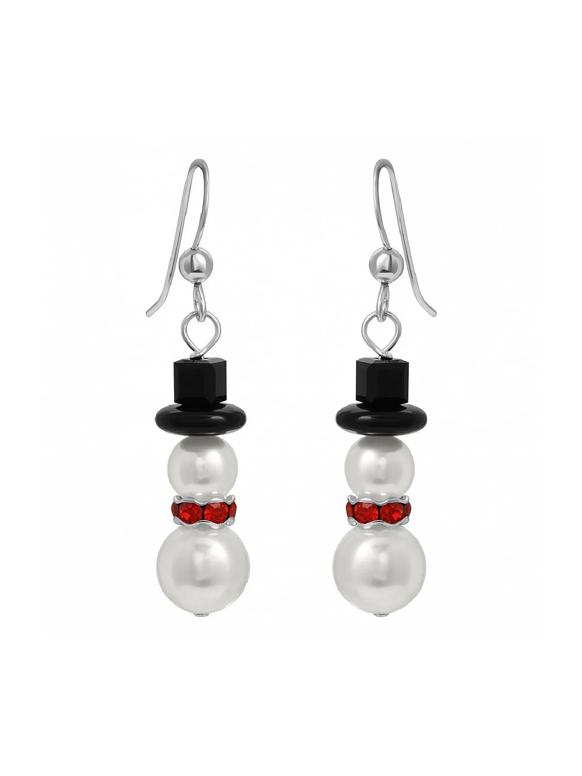 Snowman Beaded Dangles