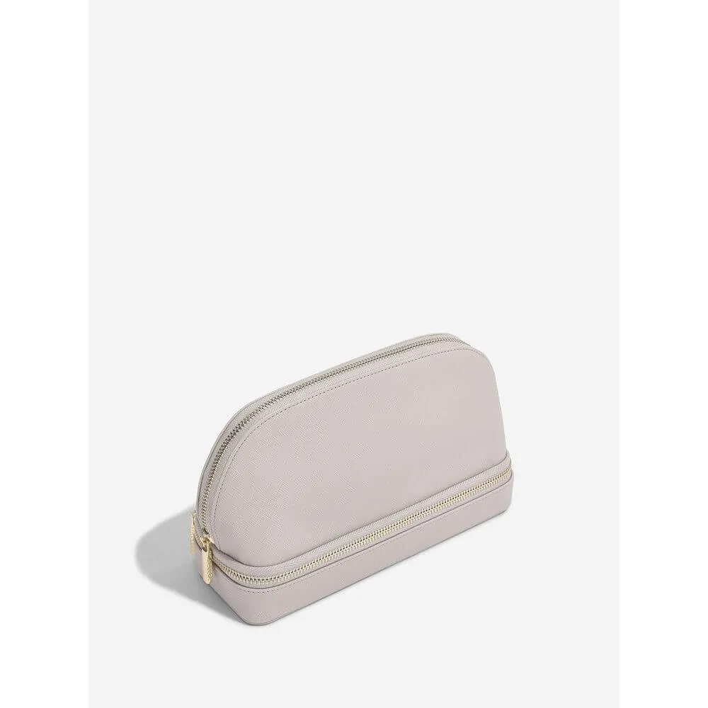 Stackers Jewellery Makeup Bag Taupe