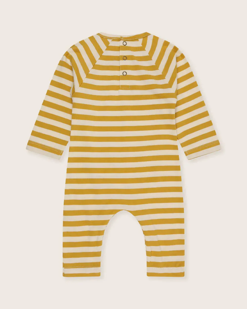 The Bear Character Wide Stripe Playsuit - BABY